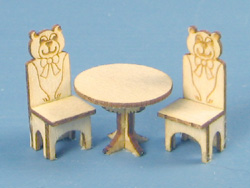 Q716 Table & Bear Chairs Kit