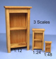 Open Cabinet Kit 1:48 Scale