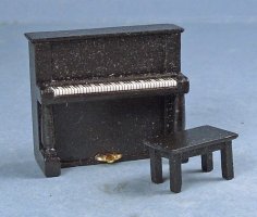 Black Piano & Bench By Samantha Murray #10