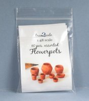 10 pc Assorted Flowerpots
