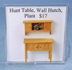 BJ Hunt Table Wall Hutch