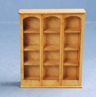 Bookcase - 1:48 Scale - Triple Bookcase with 4 levels of shelves