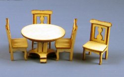Q122 Cottage Table & Chairs (4) Kit