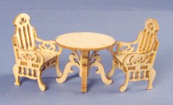 Q251 Garden Table & 2 Chairs Kit