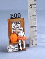 A Halloween Decorated Settle #1