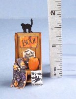 A Halloween Decorated Settle #3