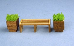 Q680G Planters x2 & Bench Kit