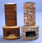 Q684B Corner Fireplace Kit