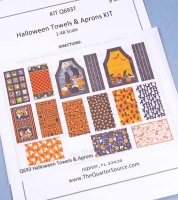 Q693T Halloween Towels & Aprons Kit