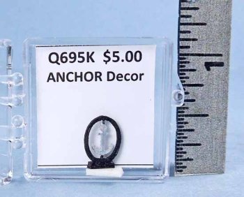Q695K Anchor Decor Black/Silver