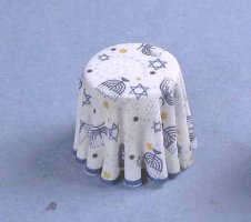 Finished Draped Table T349A Fabric