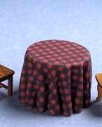 Finished Draped Table T355B Fabric