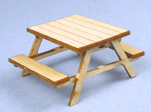 Q217B Small 4' Picnic Table Kit - Click Image to Close