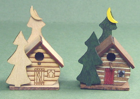 T601 Log Cabin Birdhouse Kit